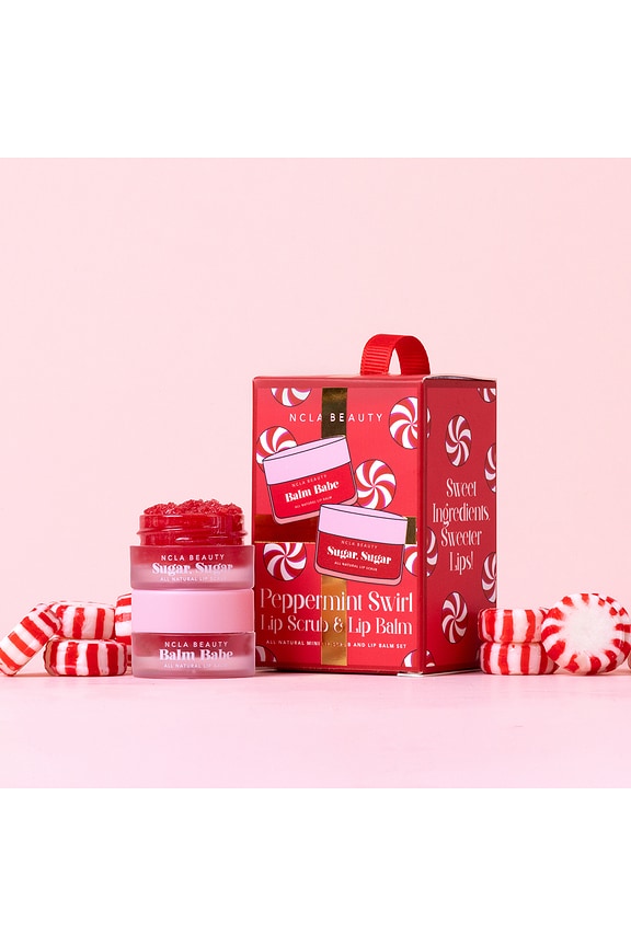 view 2 of 3 LIP TREATMENT DUO GIFT SET ORNAMENTS 립 트리트먼트 세트 in Peppermint Swirl