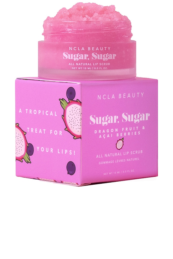 view 2 of 2 Sugar, Sugar 100% Natural Lip Scrub in Dragon Fruit & Acai Berries