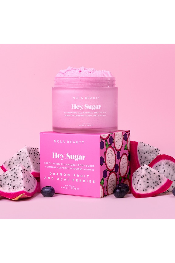 view 2 of 3 Hey, Sugar Exfoliating All Natural Body Scrub in Dragon Fruit & Acai Berries