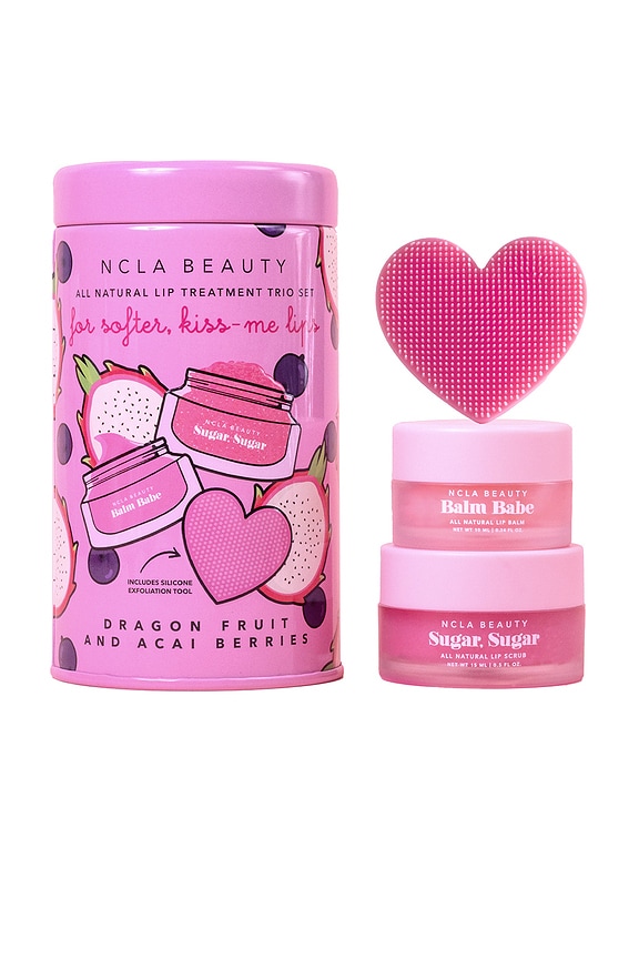 view 1 of 4 Lip Care Duo + Lip Scrubber in Dragon Fruit & Acai Berries