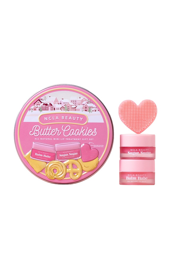 view 1 of 2 Lip Treatment Mini Cookie Tin Gift Set in Butter Cookies