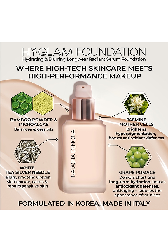 ファンデーション naa Natasha Denona HY-GLAM FOUNDATION ファンデーション - RN1 | REVOLVE