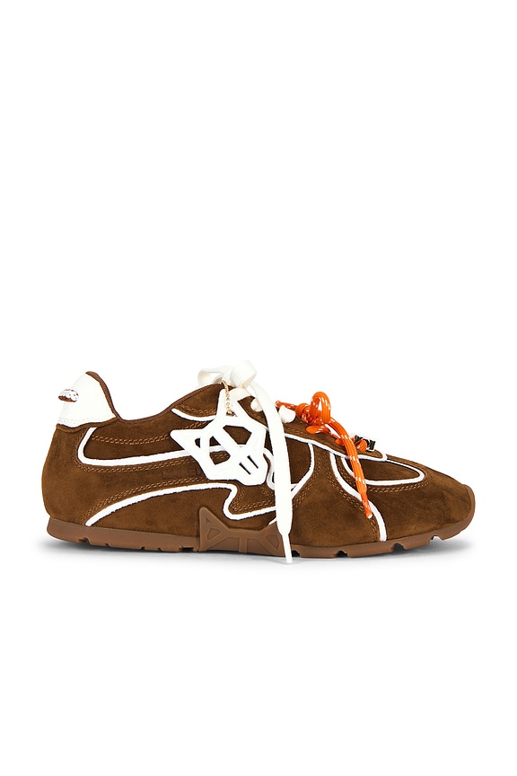 view 2 of 9 Adored Sneaker in Tan & White Suede