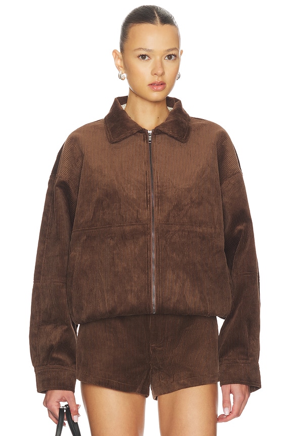 view 2 of 5 The Jude Cord Bomber in Brown