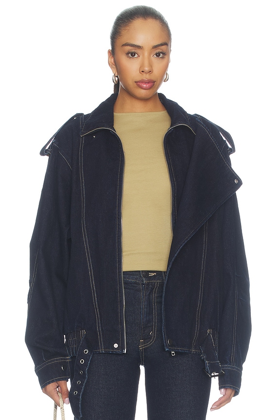 view 2 of 5 CHAQUETA RORI DENIM  in Undone Indigo