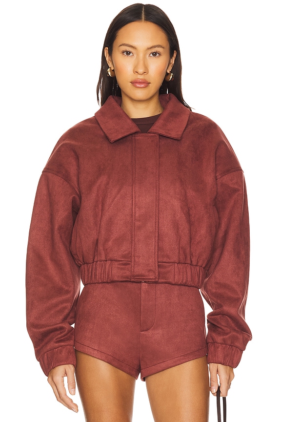 view 2 of 5 SELENE 자켓 in Burgundy