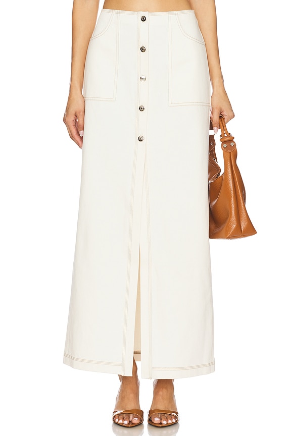 view 1 of 6 Mila Skirt in Ecru
