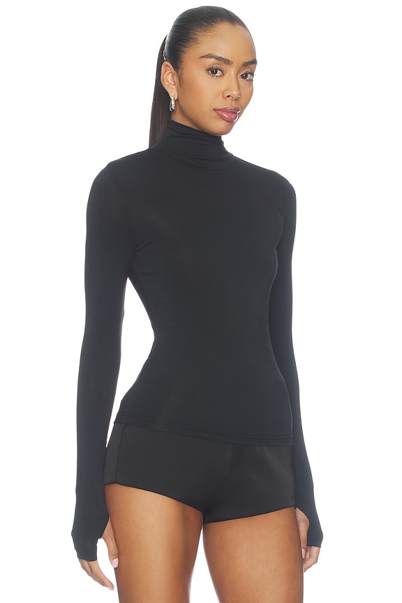 view 2 of 4 TULSA TURTLENECK  トップ in Black
