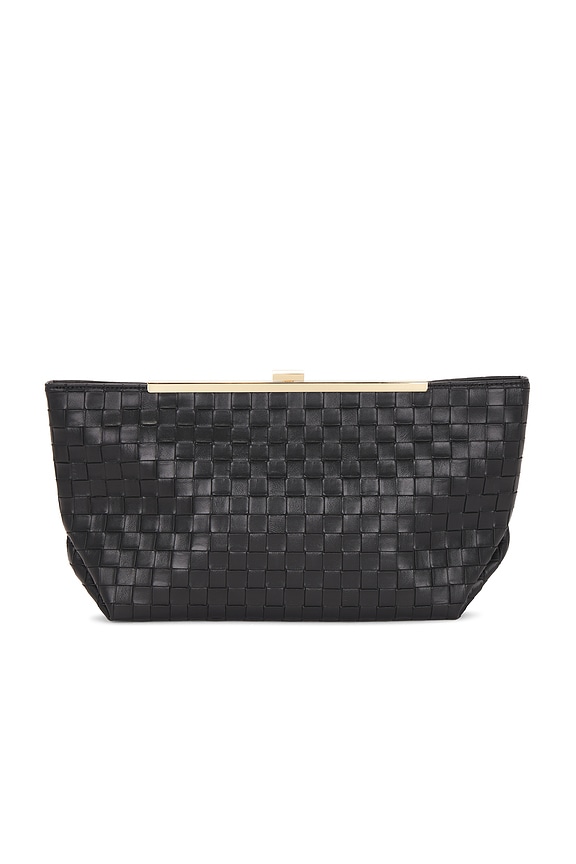 view 2 of 4 The Rosetta Clutch in Black & Gold