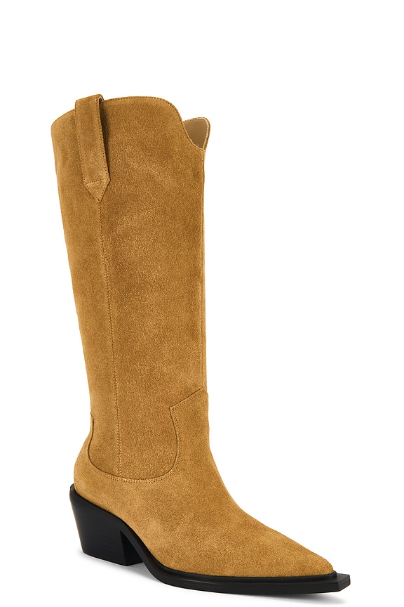 view 2 of 5 BOTTINES THE REID in Honey Suede