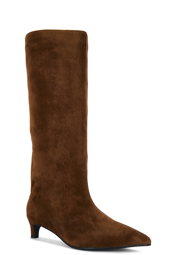 view 2 of 5 The Stacey Suede Boot in Cocoa