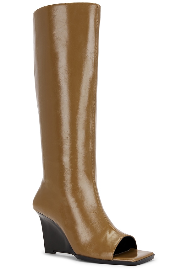 view 2 of 5 The Lena Boot in Toffee Crackle Leather