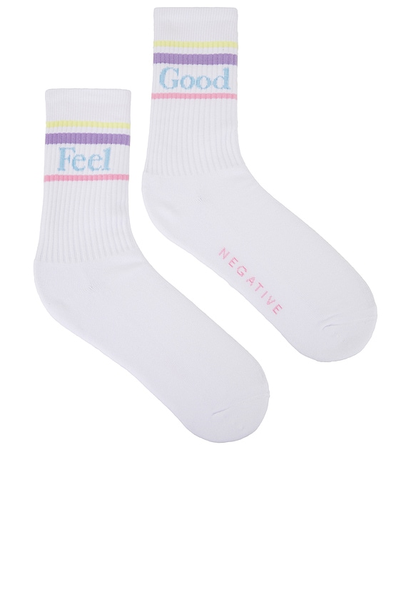 view 1 of 2 Feel Good Varsity Sock in Confetti