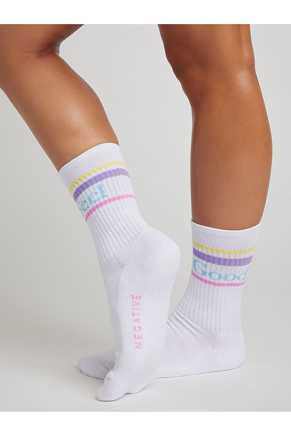 view 2 of 2 Feel Good Varsity Sock in Confetti