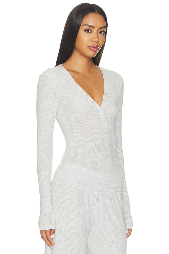 view 2 of 4 Whipped Henley in Cloud