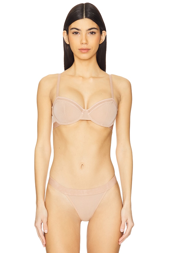 view 1 of 6 Sieve Balconette Bra in Buff