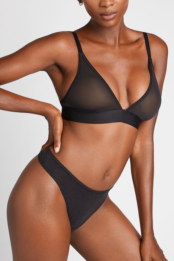 view 2 of 7 Sieve Triangle Bra in Black