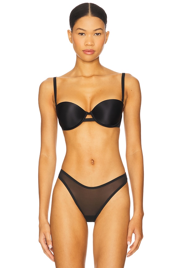 view 2 of 5 Glace Strapless Bra in Black