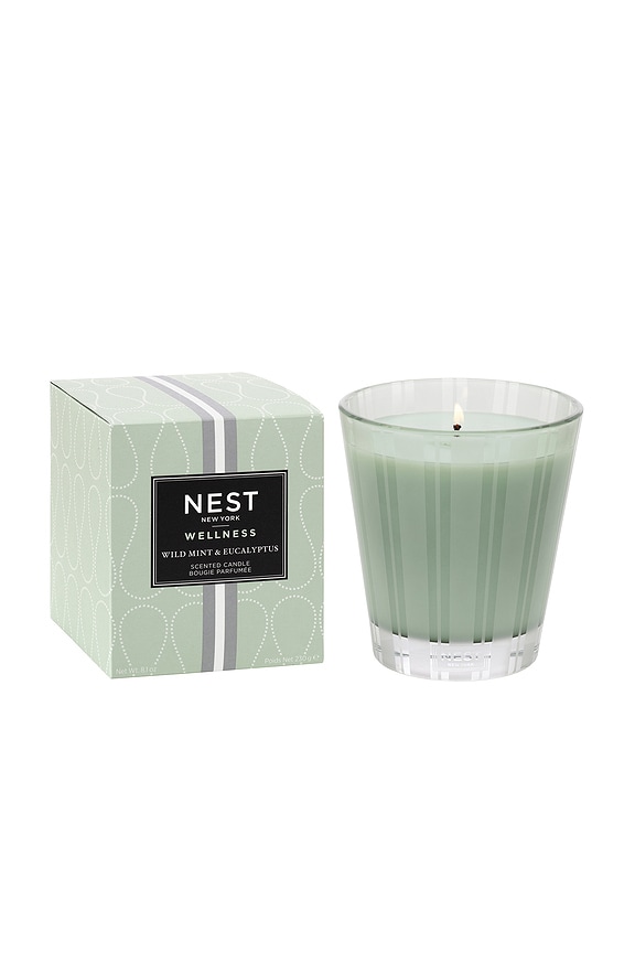 view 2 of 6 BOUGIE WILD MINT & EUCALYPTUS CLASSIC CANDLE in 