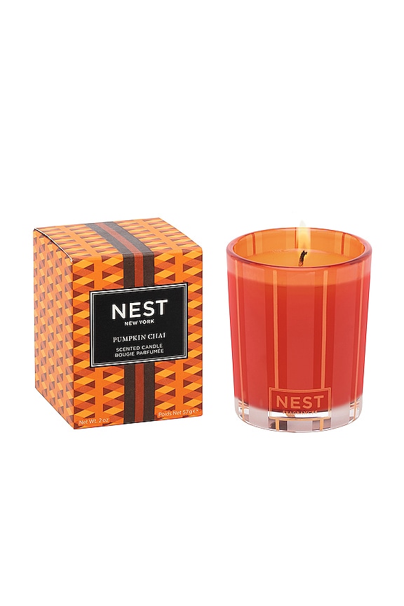 view 2 of 3 Pumpkin Chai Votive Candle in 