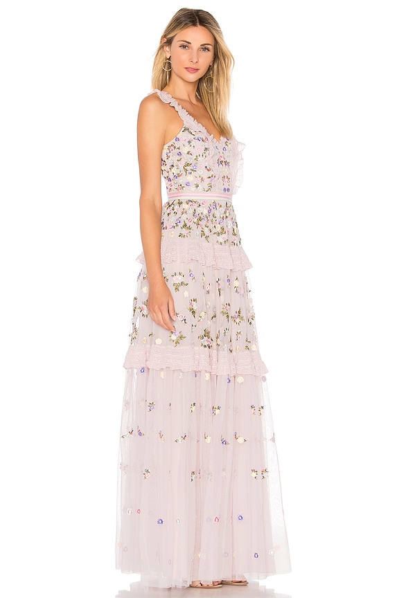 view 2 of 4 Prism Ditsy Sleeveless Gown in Lilac