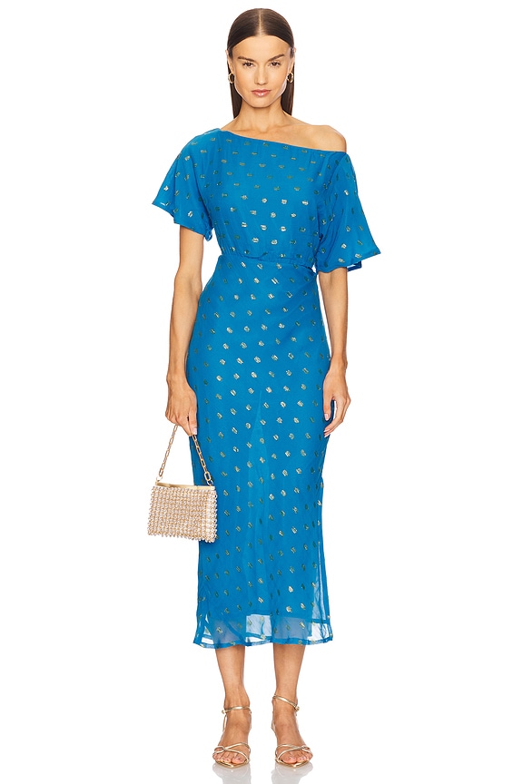 view 2 of 6 Tilly Dress in Blue