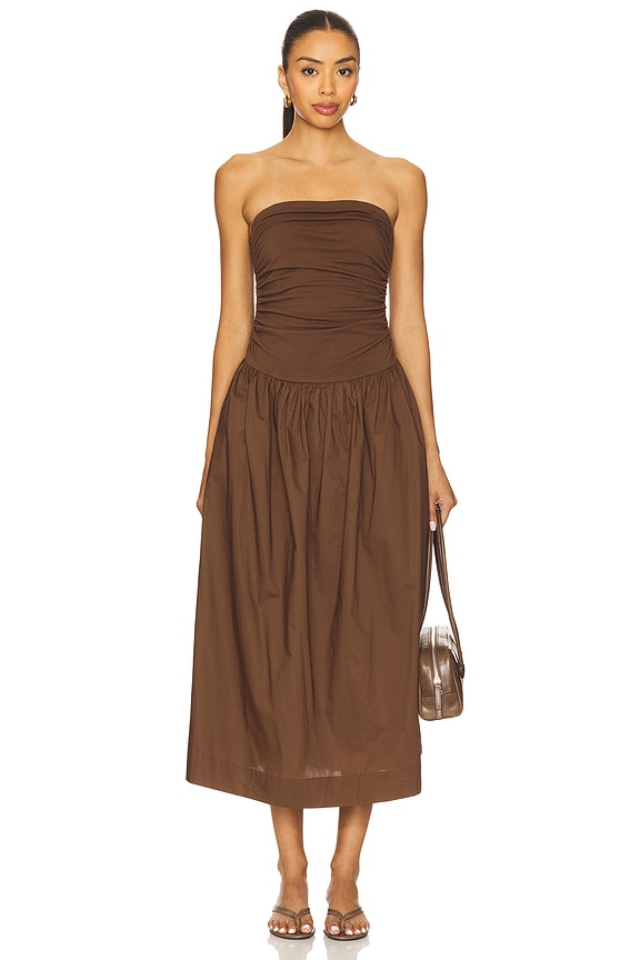 view 2 of 4 Lola Dress in Chocolate