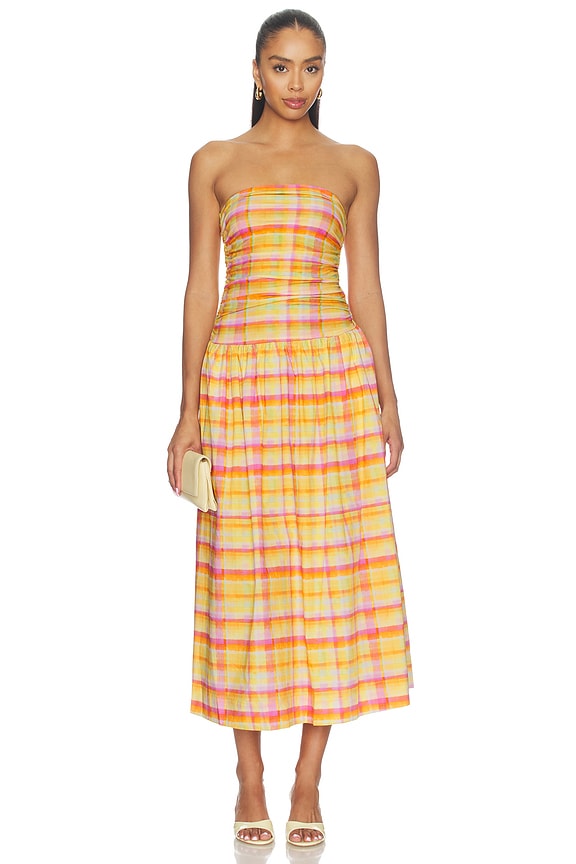 view 2 of 4 Check Lola Dress in Pink