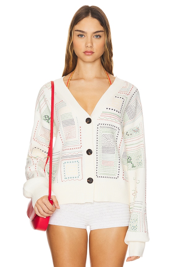 view 2 of 6 Work Cardigan in Cream