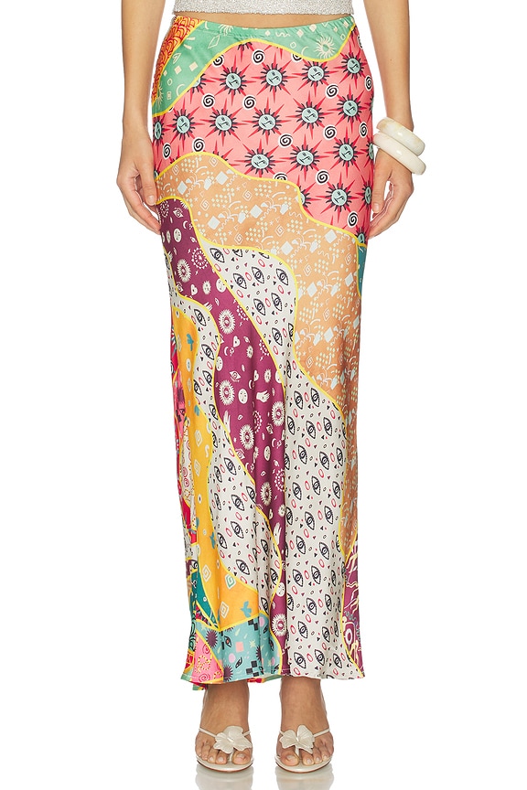 view 1 of 6 Pastel Morocco Dorris Skirt in Multi