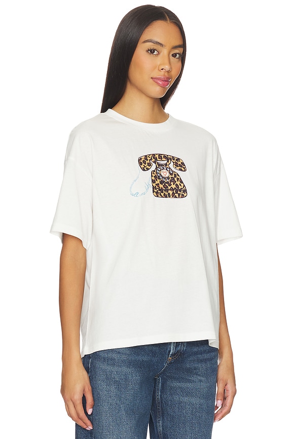view 2 of 4 White Call Me Boxy T-shirt in White