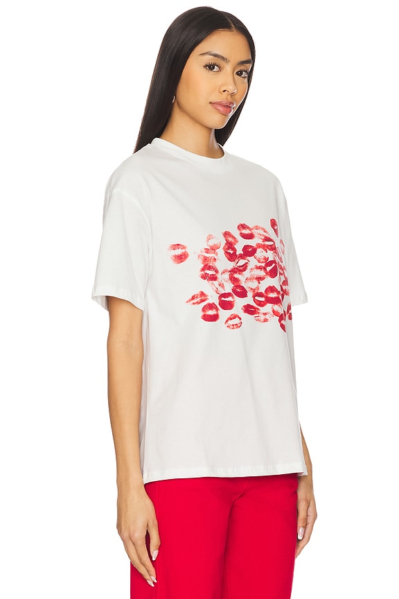 view 2 of 5 Kissed By NFD T Shirt in White