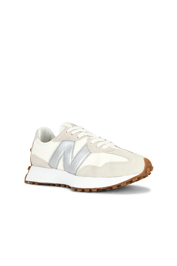 view 2 of 6 ZAPATILLA DEPORTIVA 327 in Angora & Silver Metallic