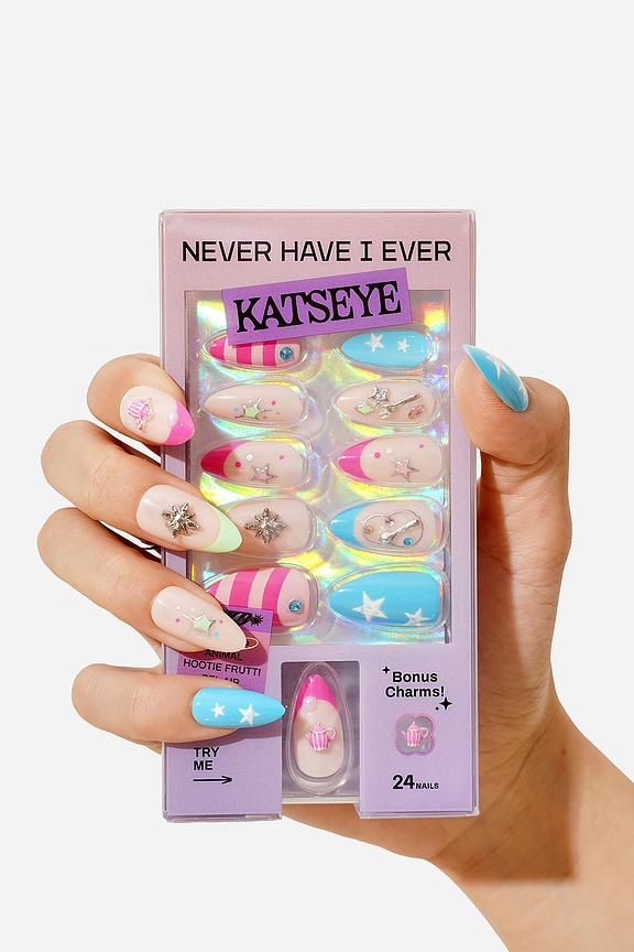 view 2 of 7 X KATSEYE Press-On Nails in Pinky Up