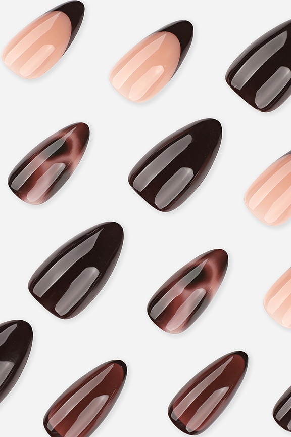 view 2 of 3 French Leopard Press-On Nails in 