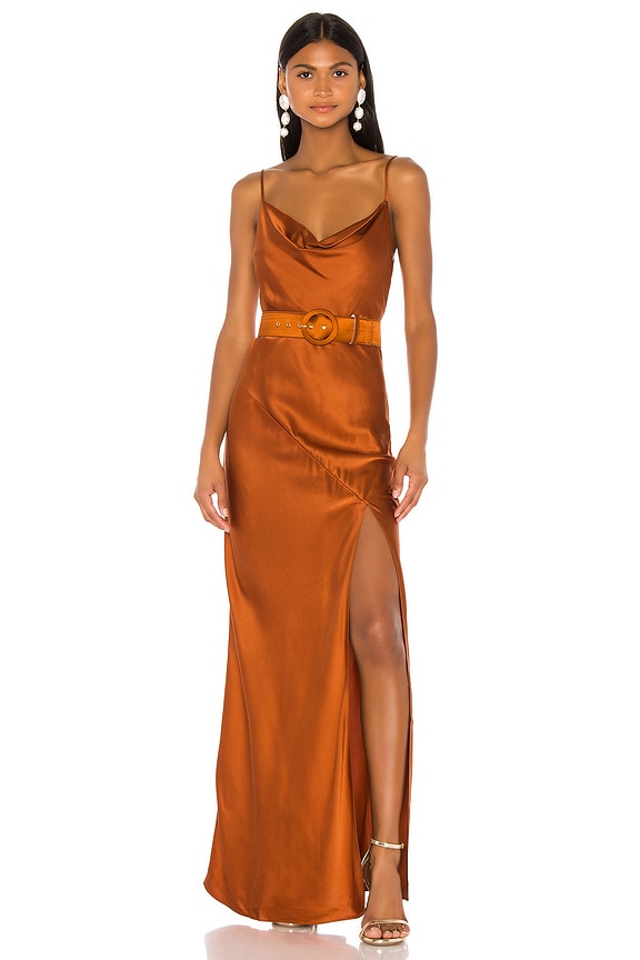 view 1 of 4 Simone Dress in Copper