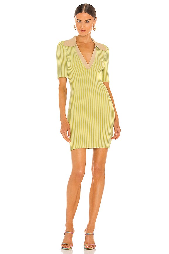 view 1 of 3 Geraldine Mini Dress in Limeade