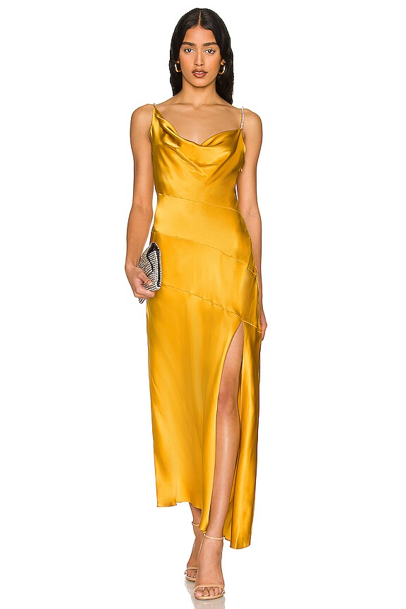 view 2 of 5 ROBE MI-LONGUE LARK in Citrine