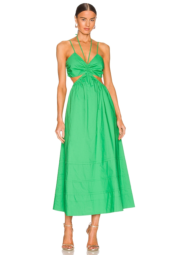 NICHOLAS Baylee Dress in Emerald | REVOLVE