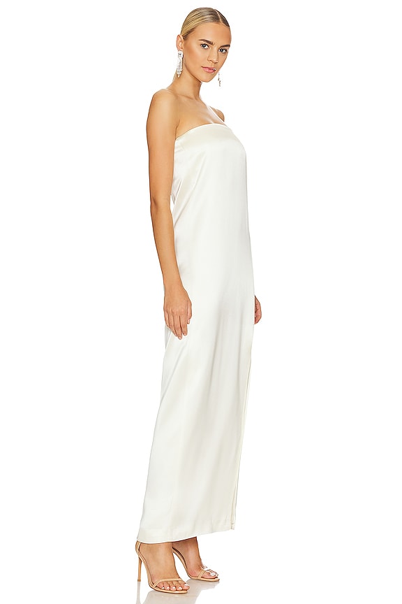 view 2 of 3 AXELIE ストラップレスチューブ in Pearl