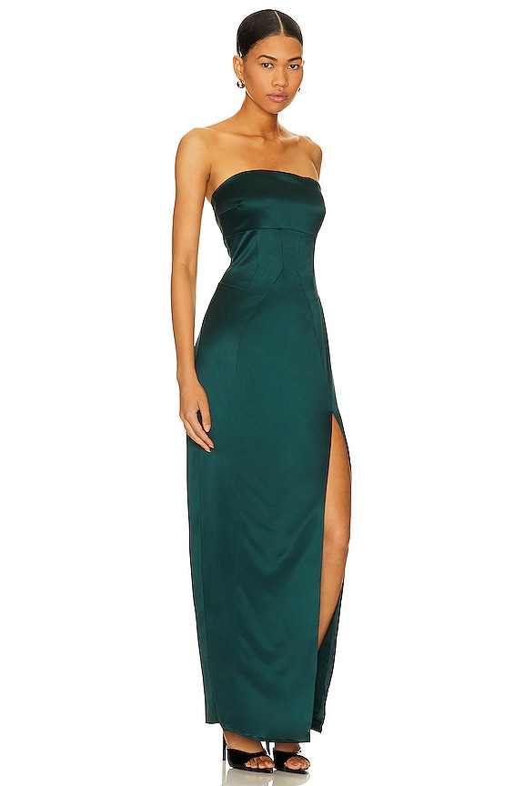 view 2 of 3 Vivia Strapless Corset in Alpine