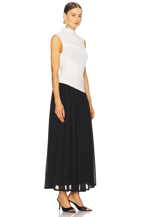 view 2 of 3 Odila Dress in Ivory & Black