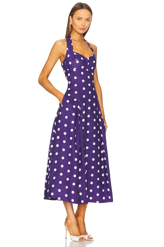 view 2 of 3 x REVOLVE Seraphina Seamed Midi Dress in Navy