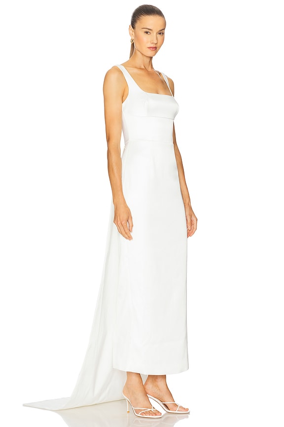 view 2 of 3 Emilia Dress in Pearl