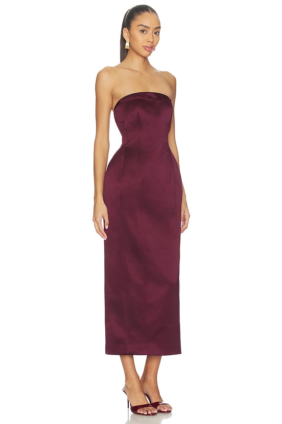 view 2 of 3 VESTIDO KASIA in Blackberry