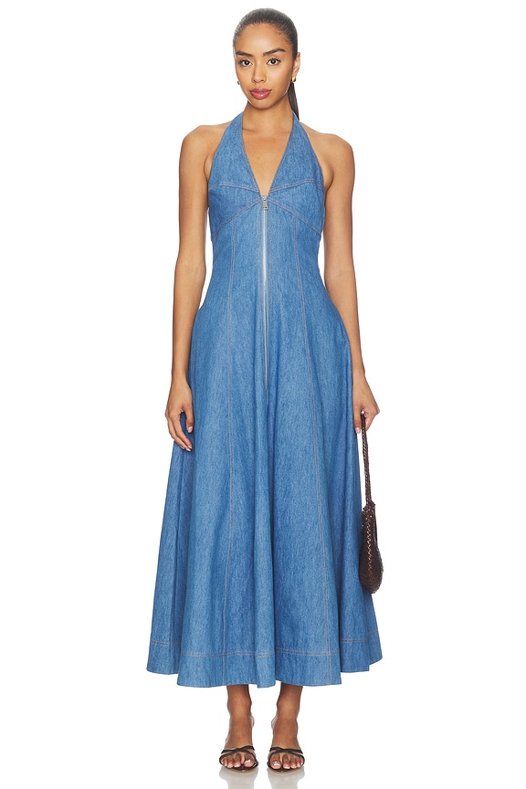 view 1 of 3 ROBE ELSA in Light Wash