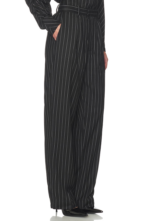 view 2 of 6 PANTALON DROIT AMADEA in Black