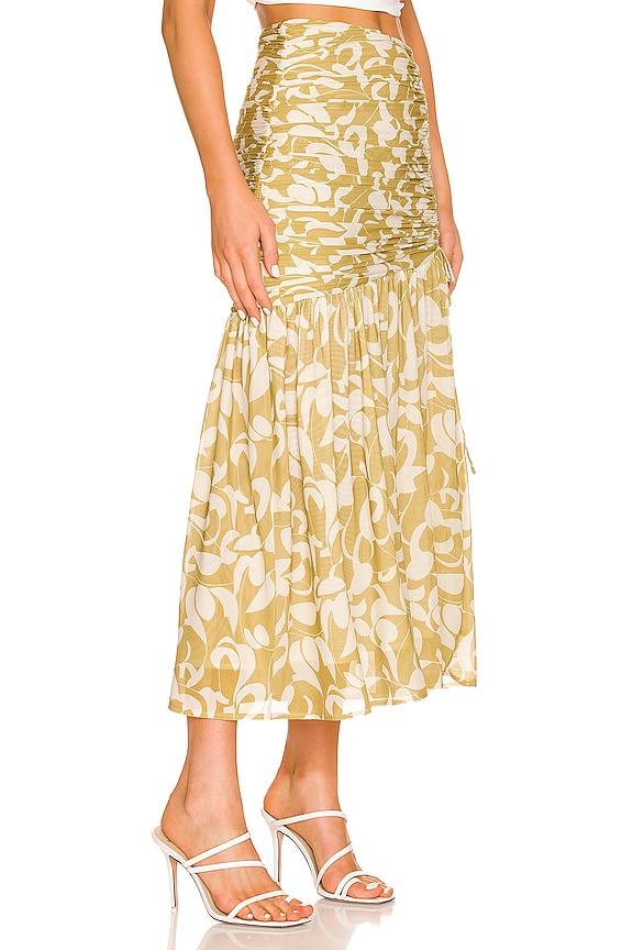 view 2 of 4 Mabel Midi Skirt in Swirl Print