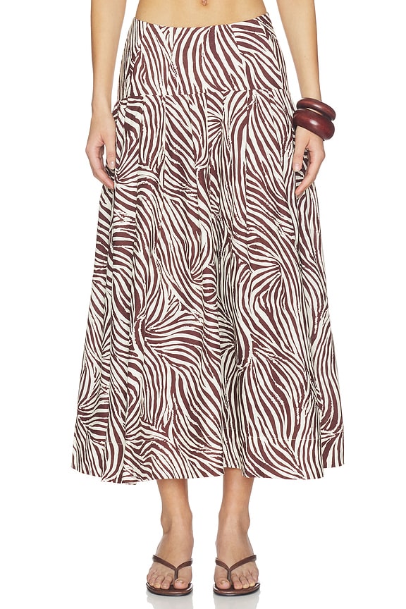 view 1 of 6 JUPE YASMIN in Striata Print