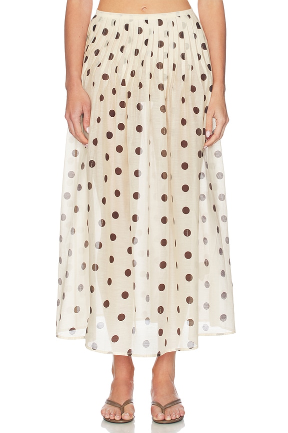 view 1 of 6 FALDA MARIT  in Lemon Polka Dot